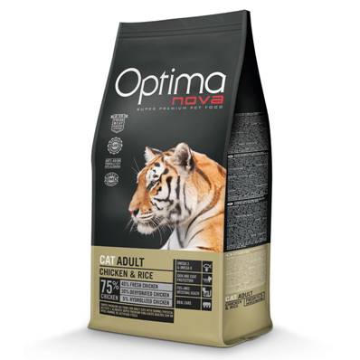 OPTIMA Chat Adulte Chicken & Rice en  8 Kg