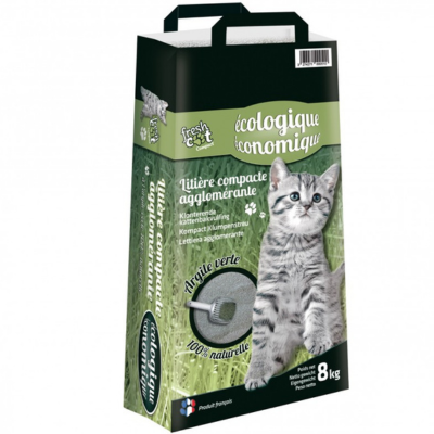 LITIERE FRESH cat agglomérante 8KG