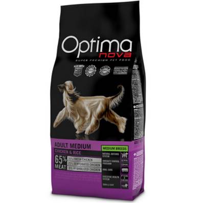 OPTIMA NOVA ADULT MEDIUM Chiken & Rice en 2 kg